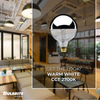 Bulbrite  60w G40 Half Chrome E26 120v