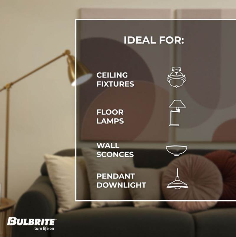 Bulbrite 776826  4w Led A15 3000k Filament E12 Fully Compatible Dimming Image 6