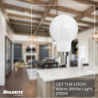 Bulbrite 776828  4w Led A15 3000k Filament E12 Milky Fully Compatible Dimming Image 8