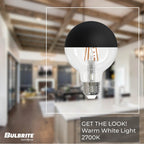 Bulbrite 776835  5w Led G25 2700k Filament Half Black Fully Compatible Dimming Image 8