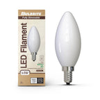 Bulbrite  6w Led B11 4000k Filament Milky E12 Fully Compatible Dimming