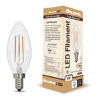 Bulbrite  4w Led B11 4000k Filament E12 Fully Compatible Dimming Ja8