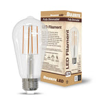 Bulbrite  8.5w Led St18 4000k Filament Fully Compatible Dimming Ja8