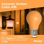 Bulbrite 776106  4.5w Led A19 Amber Filament Dimmable Image 2