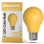 Bulbrite  4.5w Led A19 Yellow Filament Dimmable