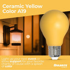 Bulbrite 776107  4.5w Led A19 Yellow Filament Dimmable Image 2