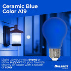 Bulbrite 776109  4.5w Led A19 Blue Filament Dimmable Image 2
