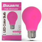 Bulbrite  4.5w Led A19 Pink Filament Dimmable