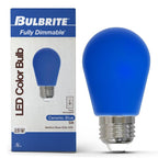 Bulbrite  2.5w Led S14 Blue Filament Dimmable