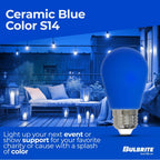 Bulbrite 776154  2.5w Led S14 Blue Filament Dimmable Image 2