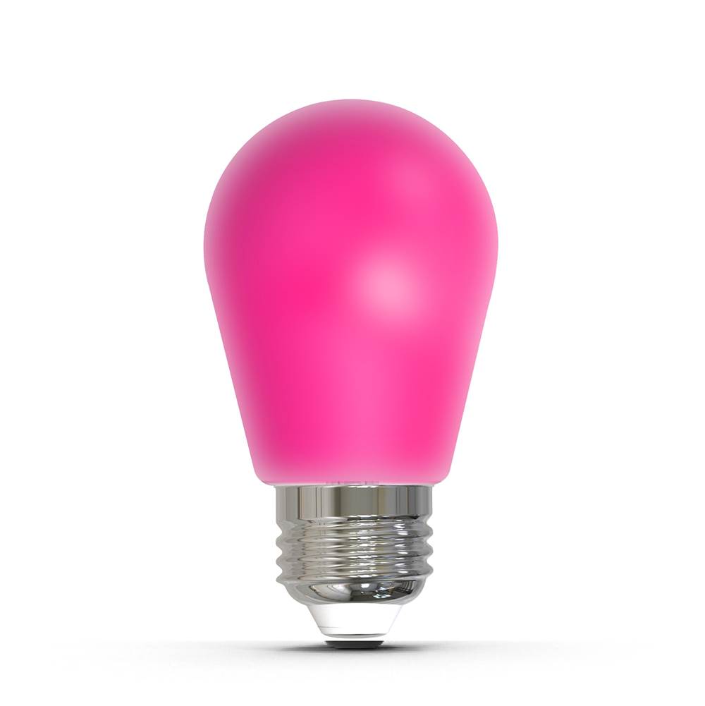 Bulbrite 776155  2.5w Led S14 Pink Filament Dimmable Image 1