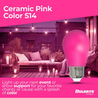 Bulbrite 776155  2.5w Led S14 Pink Filament Dimmable Image 2