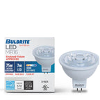Bulbrite  7w Led Mr16 3000k Flood Dimmable 80cri 12v