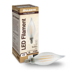 Bulbrite  4w Led C11 2700k Filament E12 Satin Spunlite Fully Compatible Dimming