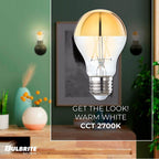 Bulbrite 776679  5w Led A19 2700k Filament Half Gold E26 Fully Compatible Dimming Image 2