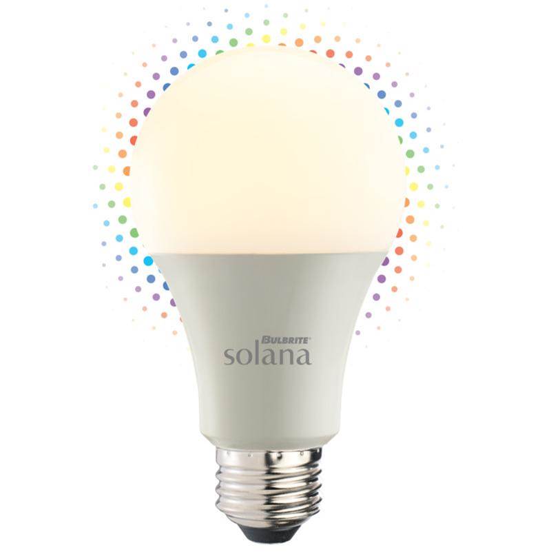 Bulbrite 195125 Frost Smart Led Wifi Bulb 9w A19 90cri White Light Plus Multi-color 60w Equivalent 1pk Image 1