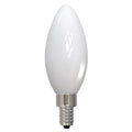 Bulbrite  6.5w Led B11 3000k Filament Milky Fully Compatible Dimming