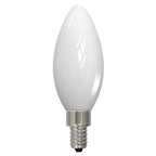 Bulbrite  4w Led B11 4000k Filament Milky E12 Fully Compatible Dimming