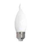 Bulbrite 776972  5w Led Ca10 3000k Filament E26 Milky Fully Compatible Dimming Image 1