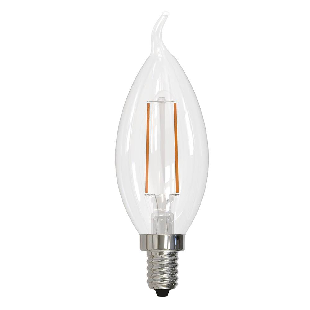 Bulbrite 776858 Clear 2.5w Led Ca10 2700k Filament E12 Fully Compatible Dimming Image 1