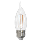 Bulbrite 776969  5w Led Ca10 2700k Filament E26 Fully Compatible Dimming Image 1