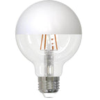 Bulbrite 776839  5w Led G25 2700k Filament Half White Fully Compatible Dimming Image 1
