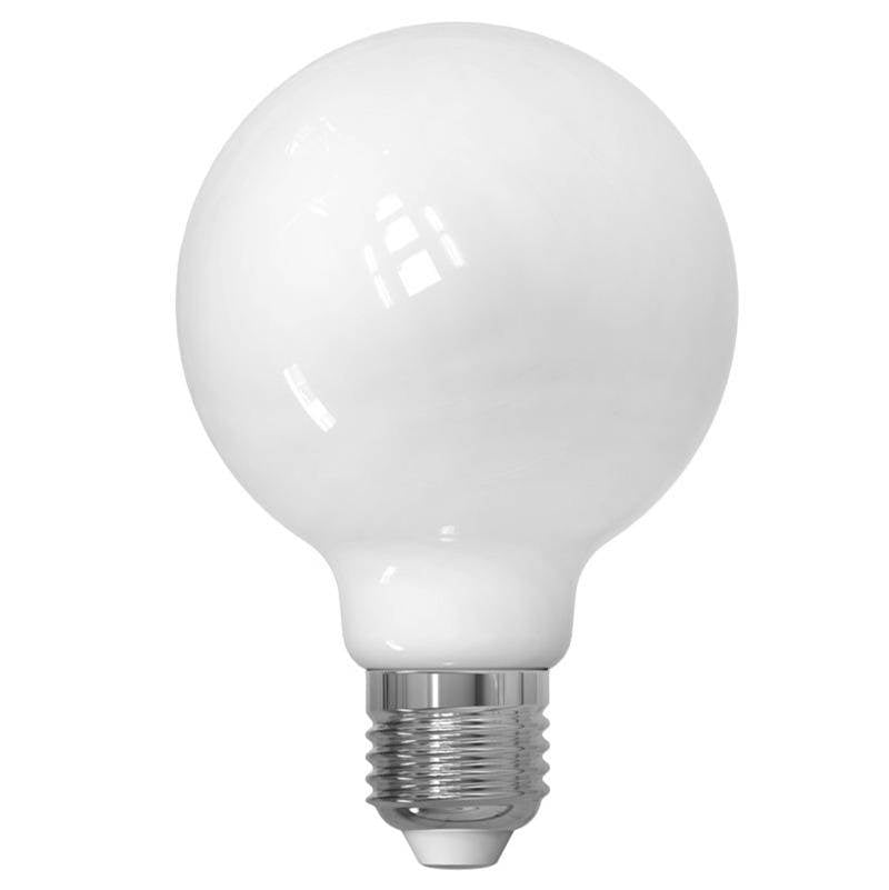 Bulbrite 776980  8.5w Led G25 5000k Filament Milky Fully Compatible Dimming Image 1