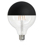 Bulbrite 776836  6w Led G25 2700k Filament Half Black Fully Compatible Dimming Image 1