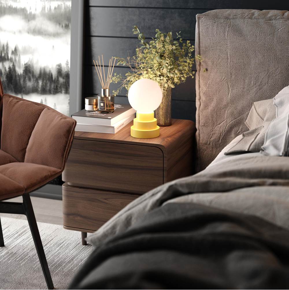 Bulbrite  Cordless Table Lamp Globe Citrone