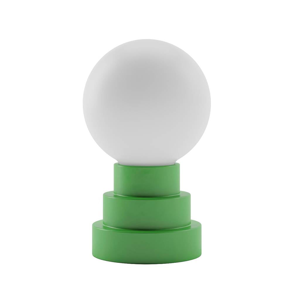 Bulbrite K70200 Moss Cordless Table Lamp Globe Moss Image 1