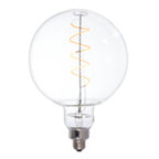 Bulbrite 776302 Clear 4w Led Globe Shaped Grand 2200 Filament Image 1