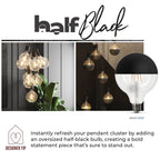 Bulbrite 776833  5w Led A19 2700k Filament Half Black Fully Compatible Dimming Image 2