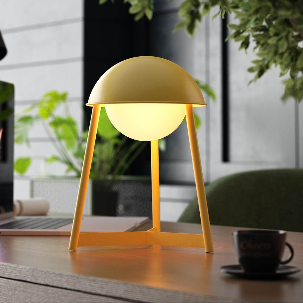 Bulbrite K70103 Citrone Cordless Table Lamp Helmet Citrone Image 2