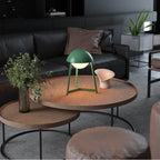 Bulbrite  Cordless Table Lamp Helmet Moss