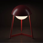 Bulbrite K70101 Oxblood Cordless Table Lamp Helmet Oxblood Image 5
