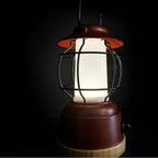 Bulbrite  Cordless Table Lamp Smores Rust Red