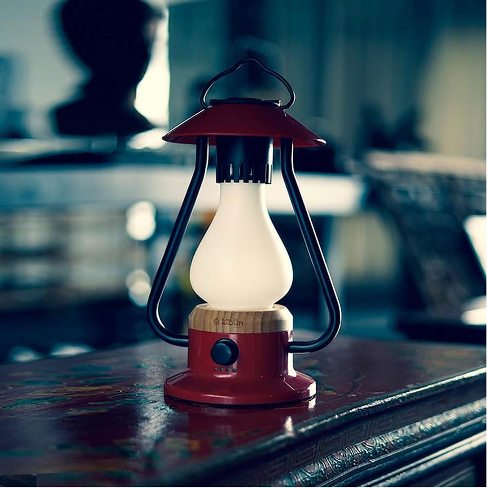 Bulbrite K80121 Red Cordless Table Lamp Bonfire Red Image 2