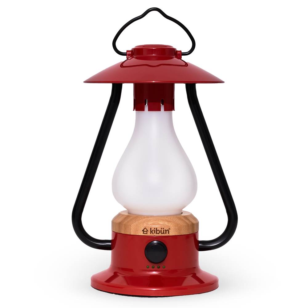 Bulbrite K80121 Red Cordless Table Lamp Bonfire Red Image 1