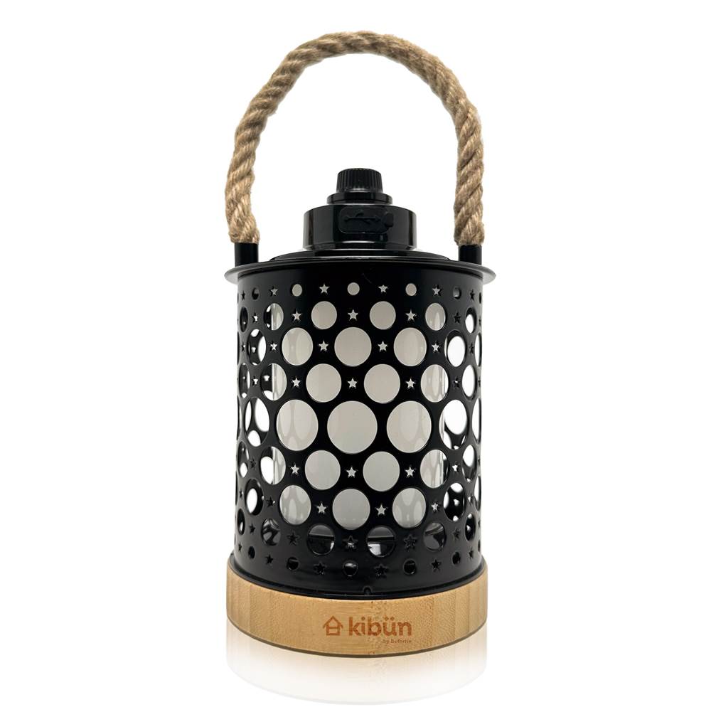 Bulbrite K80140 Black Cordless Table Lamp Stargaze Black Image 1