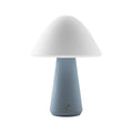 Bulbrite K70601 Stone Blue Cordless Table Lamp Mushroom Stone Blue Image 1