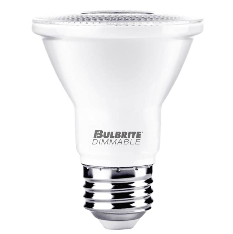 Bulbrite  7w Led Par20 3000k 80cri Basics Flood Wet Dimmable