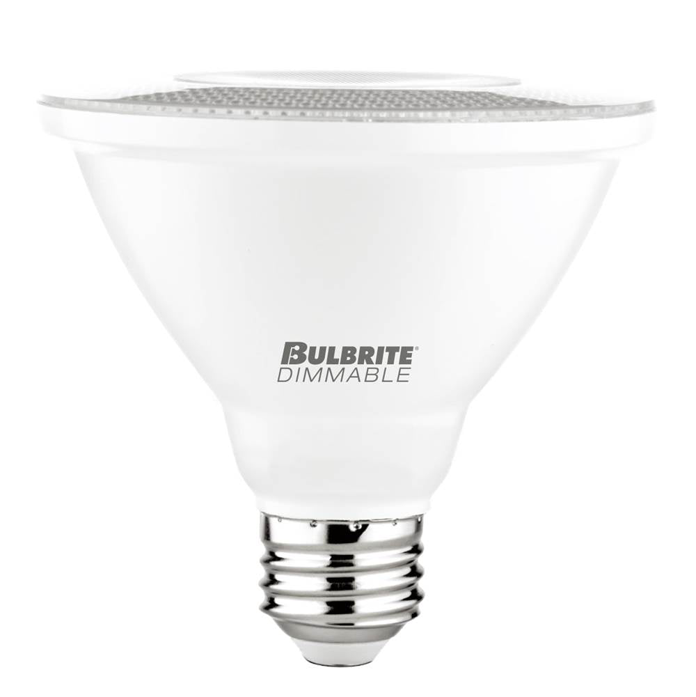 Bulbrite 772245  10w Led Par30 Short Neck 3000k 80cri Basics Flood Wet Dimmable Image 1