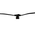 Bulbrite  14' String Light 10 Sockets Cord Set E12 Black