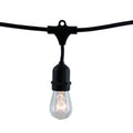 Bulbrite 810002 Black 48' String Light Set W/s14 Lamps Image 1