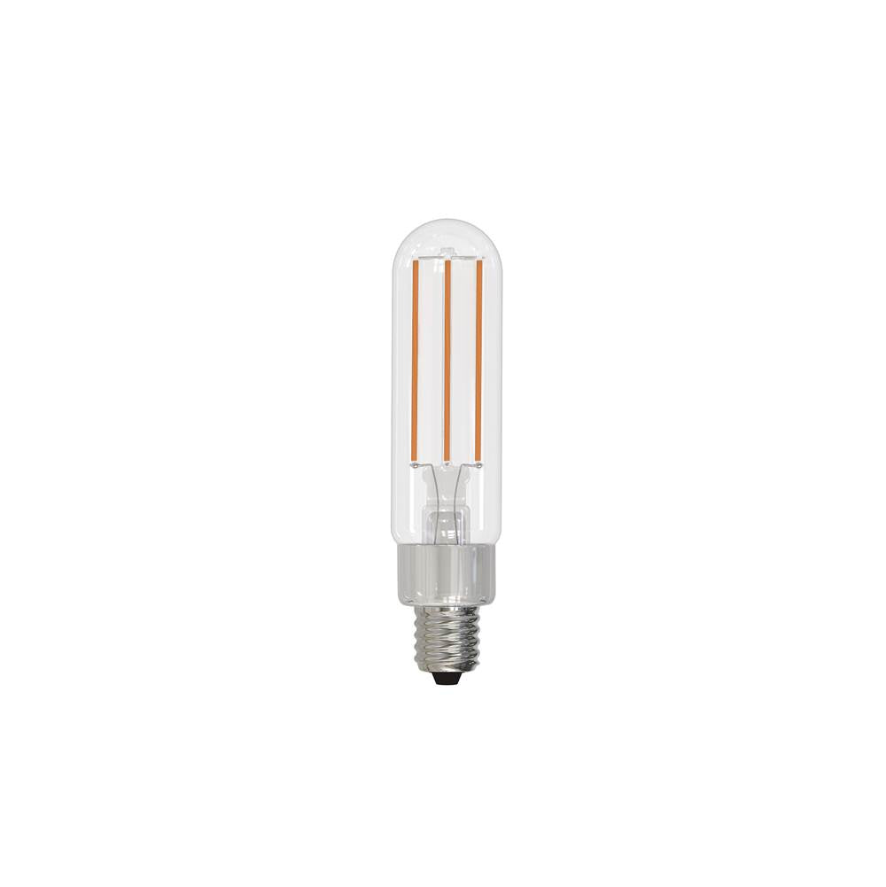 Bulbrite 776780 Clear 4.5w Led T6 2700k Filament E12 Clear Fully Compatible Dimming Image 1