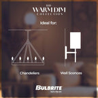 Bulbrite 776403  5w Led G16 3000k - 1800k Filament Milky Warm Dim E12 Image 7