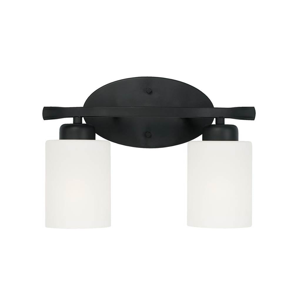 Capital Lighting Dixon 13'' W X 9'' H X 5.5'' E 2-light Soft White Glass Vanity In Brushed Nickel