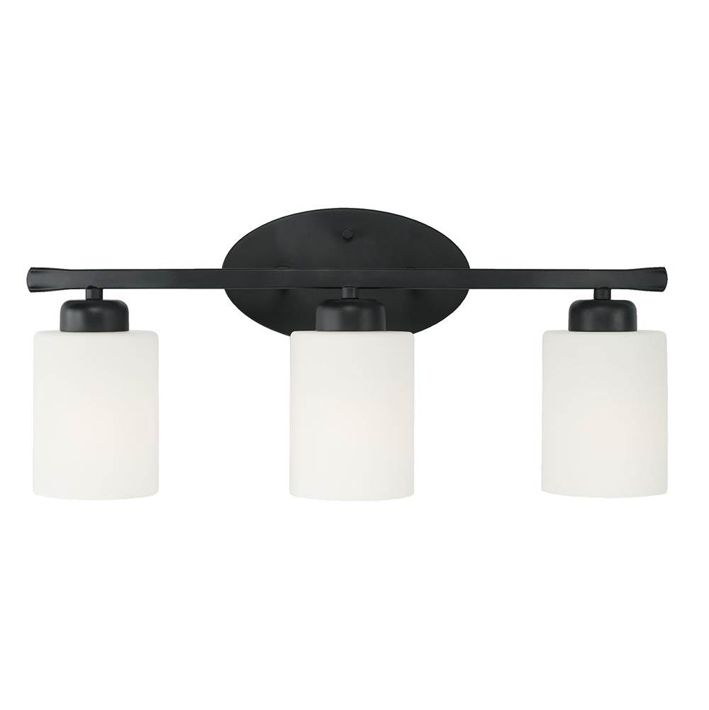 Capital Lighting Dixon 20.5'' W X 9'' H X 7'' E 3-light Soft White Glass Vanity In Brushed Nickel