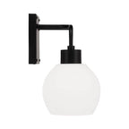 Capital Lighting 120021MB-540 Matte Black 15''w X 9.75''h 2-light Vanity In Matte Black With Soft White Glass Globes Image 2