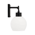Capital Lighting 120031MB-540 Matte Black 24.5''w X 9.75''h 3-light Vanity In Matte Black With Soft White Glass Globes Image 2